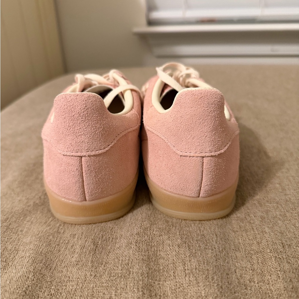 Adidas Originals Gazelle Indoor Sneakers in Wonder Mauve/Cream White/Gum Size 7 - Picture 9 of 9